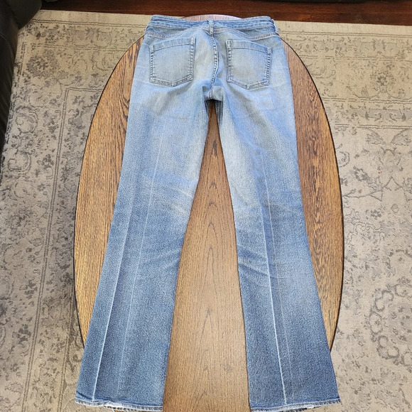 New York & Company Curvy Low Rise Bootcut Medium Wash Jeans Size Women's 4 Tall - Picture 3 of 10